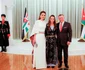 Regina Rania cu fiica sa, Prințesa Salma, și soțul său, Regele Abdullah.