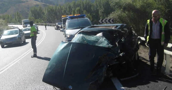 Accidentul a avut loc sâmbătă, în jurul orei 15.00