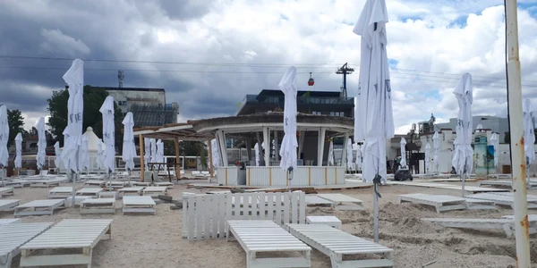 Statiunea Mamaia înainte de deschiderea sezonul estival 2020 FOTO Mariana Iancu