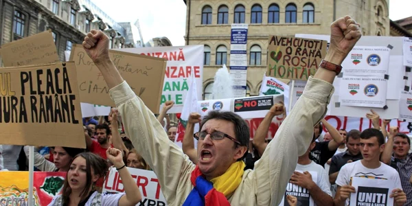 proteste rosia montana a doua zi FOTO reuters