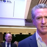 gavin Newsom captură video Reuters jpg