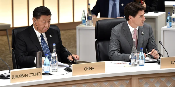 Xi Jinping si Trudeau FOTO EPA-EFE