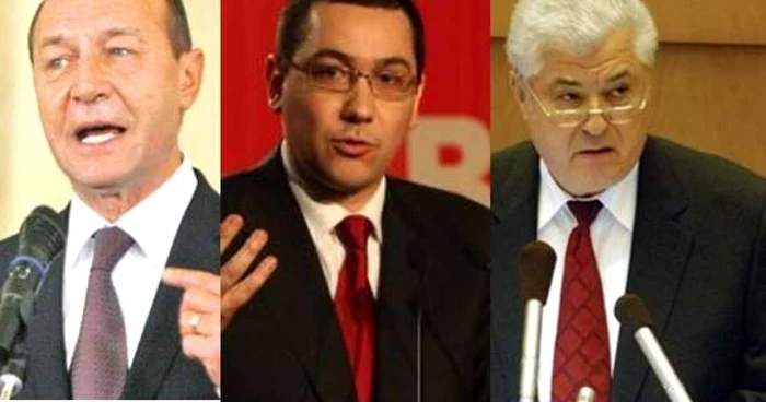 Traian Băsescu, Victor Ponta, Vladimir Voronin