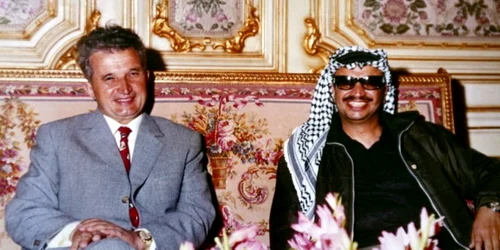 Ceauşescu şi Arafat