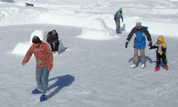 La Bâlea Lac se patinează de la începutul lunii