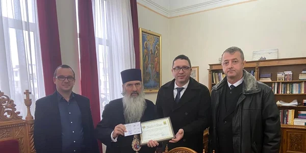 Teodosie si veteranii militari din mangalia FOTO AMVDD Mangalia
