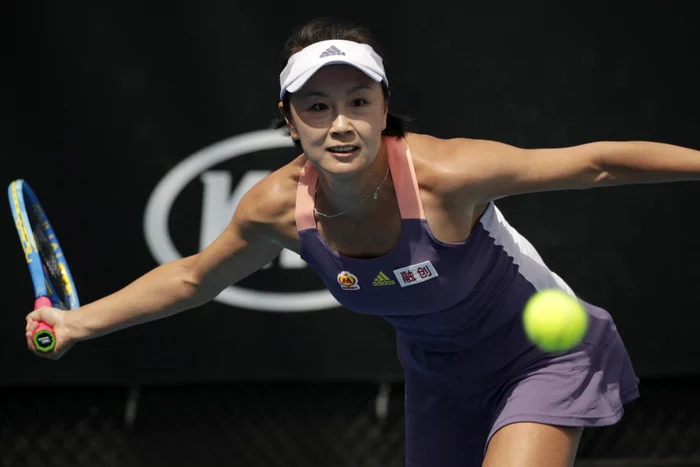 Shuai Peng evoluând la Australian Open 2020 FOTO EPA-EFE