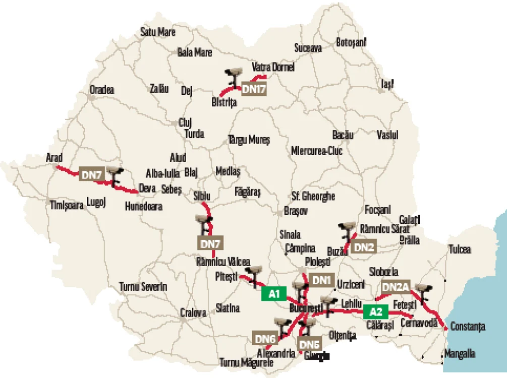 Iată unde sunt cei   10 «ochi vigilenţi»