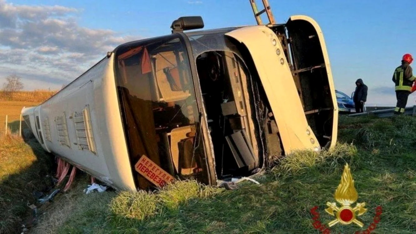autobuz ucraineni accident italia