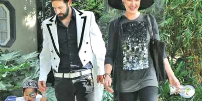 Cântăreţul Josh Kelley, actriţa Katerine Heigl şi fiica lor, Naleigh