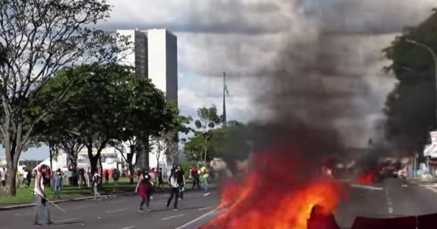 Manifestaţie anti-Temer în Brasilia FOTO Captură de ecran YouTube