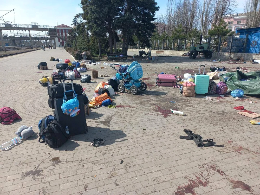 Gara din orașul Kramatorsk / Telegram