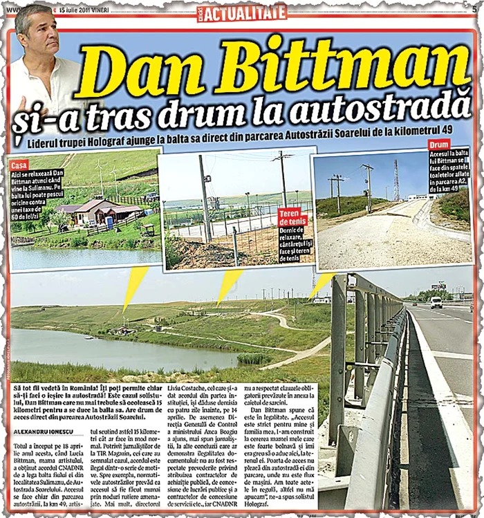 Bittman a început lucrările în aprilie 2011, însă după ce Click! a scris despre asta, autorităţile l-au pus să dărâme construcţiile