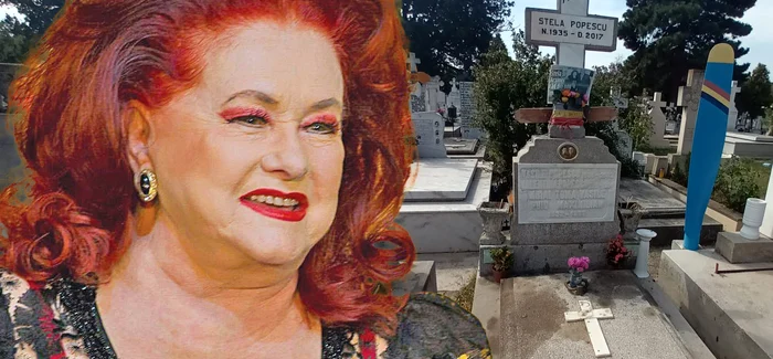 Cum arată mormântul Stelei Popescu, la șapte ani de la decesul actriței / foto: arhiva Click!