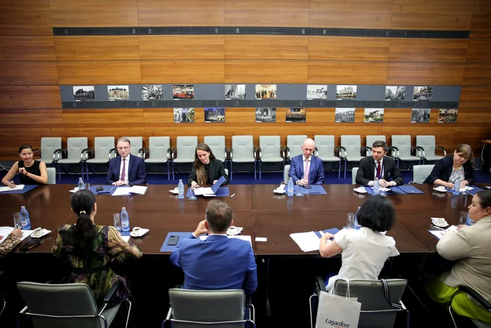 Oana Țoiu a primit o delegație AmCham. FOTO Facebook MAE