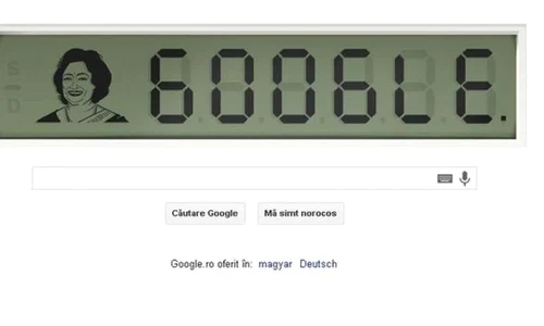Shakuntala Devi,omul calculator, omagiată de Google jpeg