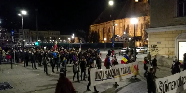 cluj protest. foto remus florescu 