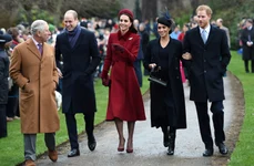 Meghan, Harry, Kate, William și Charles la Sandringham în 2018, Profimedia jpg