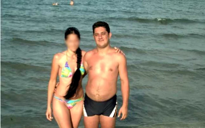 Gabriel şi iubita sa. Foto: Facebook
