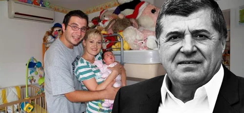 Emanoil Savin, nașul de botez al fiicei OTV-iștilor Claudiu Bogdan și Cristina Coca