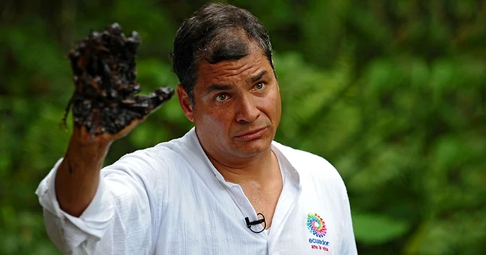Preşedintele Ecuadorului Rafael Correa în 2013 FOTO AFP / Rodrigo Buendia