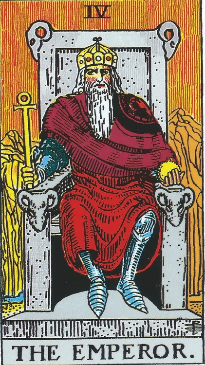 Cartea de tarot Împăratul jpg
