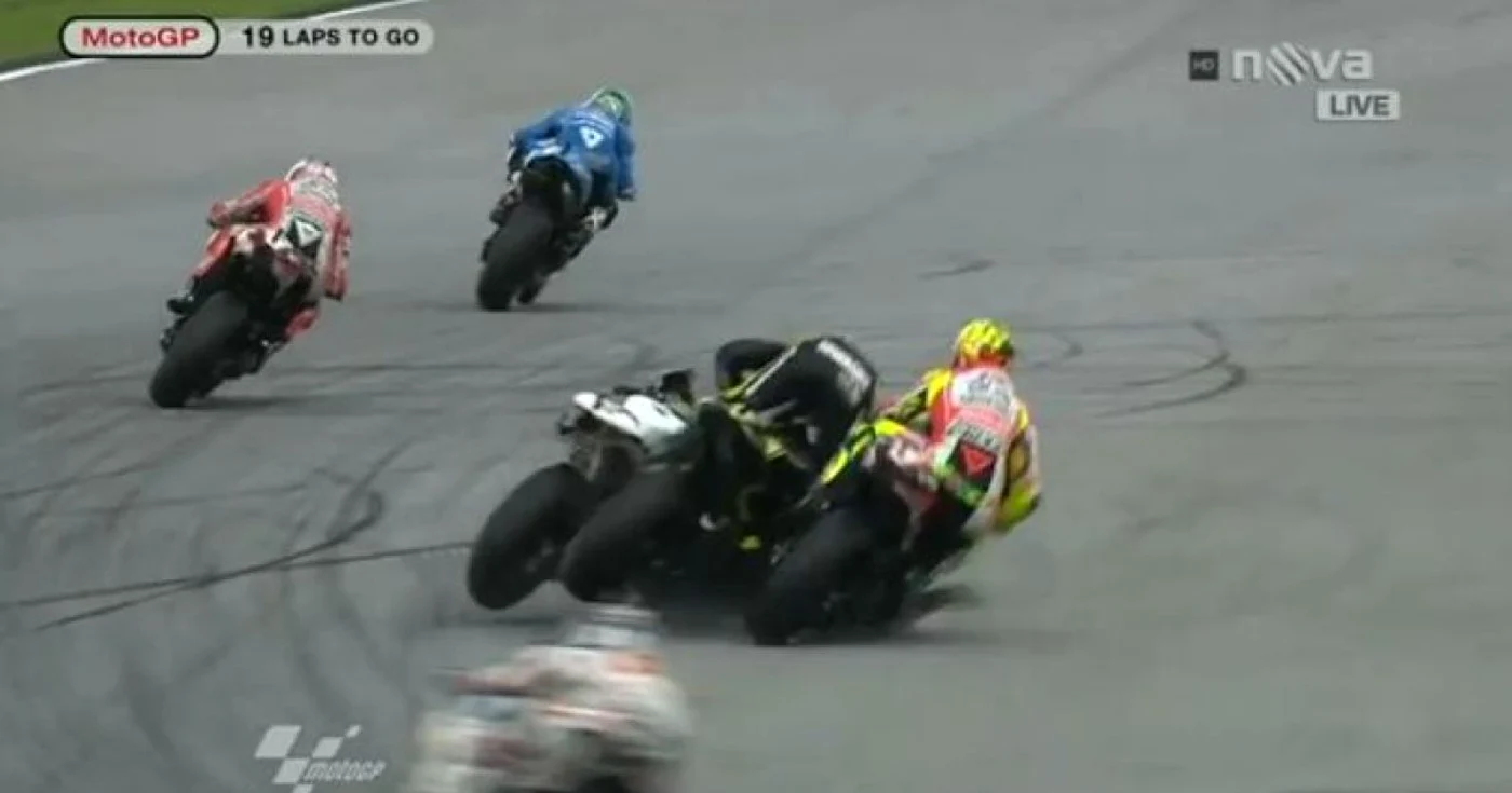 Simoncelli, accident
