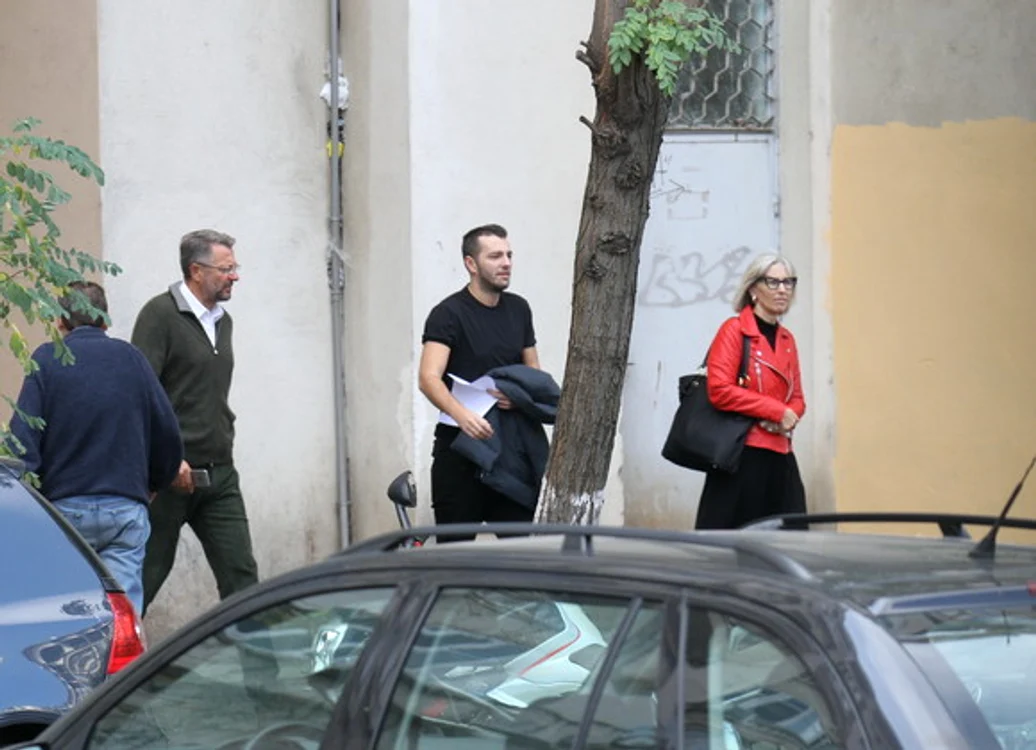 Matei și părinții lui, Dan și Irina Stratan