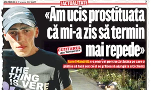 Bărbatul  a fost dus  la poliţie cu  parul rupt  în două jpeg