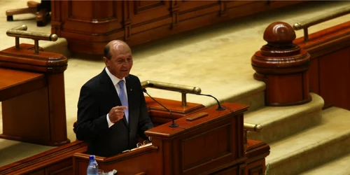 Traian Basescu Parlament FOTO Adevărul