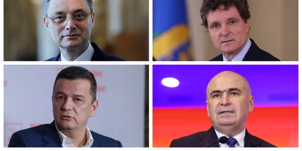 Luca Niculescu, Nicușor Dan, Sorin Grindeanu, Ilie Bolojan / FOTO Inquam Photos
