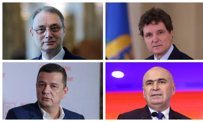 Luca Niculescu, Nicușor Dan, Sorin Grindeanu, Ilie Bolojan / FOTO Inquam Photos