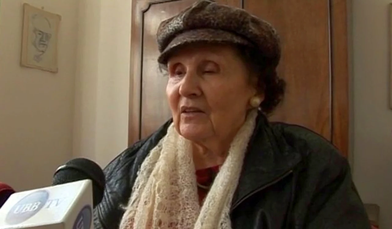
    Mitzura Arghezi a murit la 90 de ani, la un azil de bătrâniFoto: UBB TV  