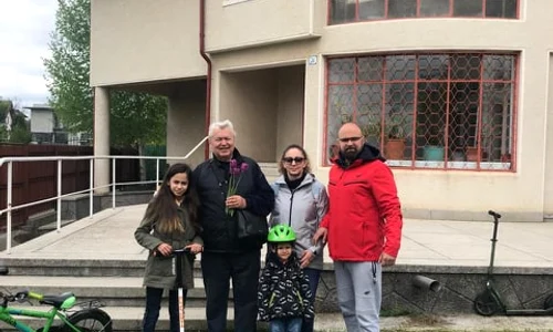 Gheorghe Turda a petrecut la Câmpina cu nepoţii lui jpeg