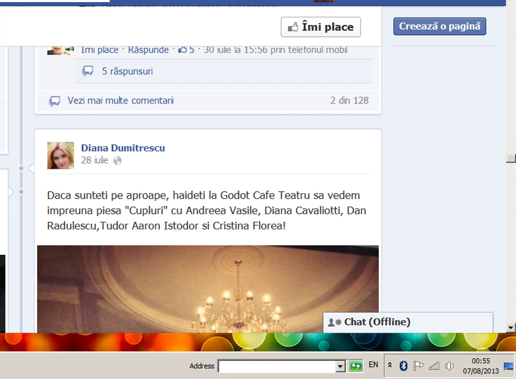 Cum îşi susţine Diana Dumitrescu noul iubit