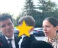 Nicușor Dan cu Antim și Mirabela Grădinaru în prima zi de școală. FOTO: captură de ecran