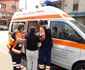 două persoane au leşinat din cauza căldurii la turnu severin FOTO Corina Macavei