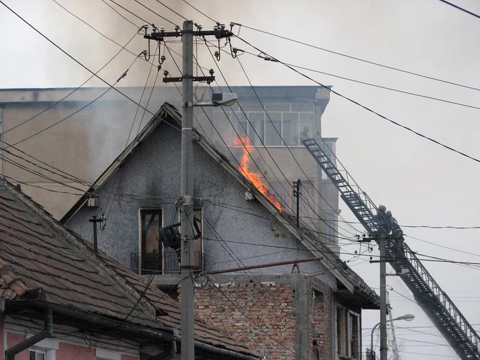 Incendiu devastator la Braşov