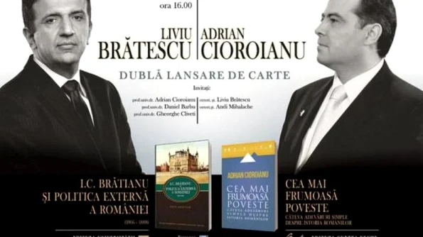 Istoria, între poveste și adevăr Dubla lansare la Iași, cu Liviu Brătescu și Adrian Cioroianu jpeg