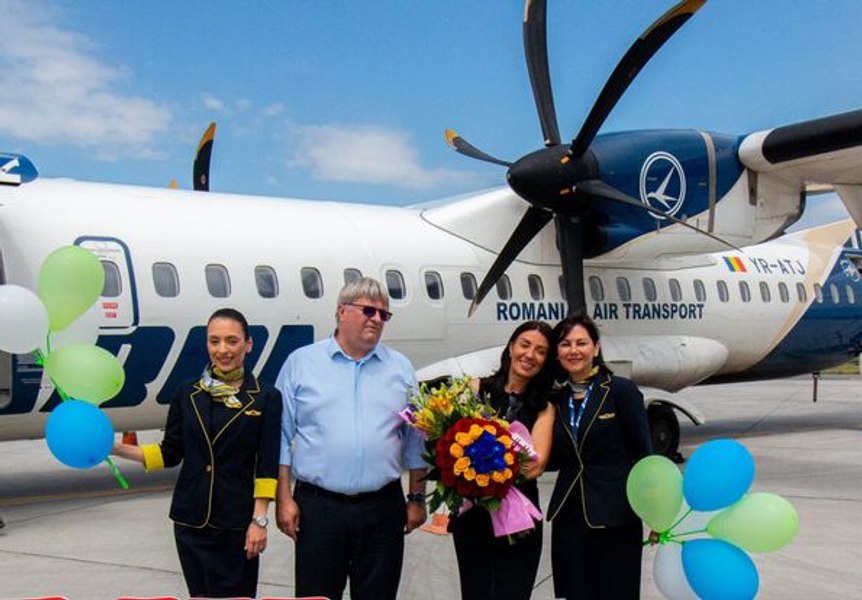 Aeroportul Iaşi a sărbătorit 1 milion de pasageri înregistraţi în acest an, performanţă realizată în doar şase luni