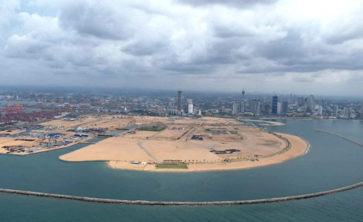 Proiectul Colombo Port City FOTO captură BBC