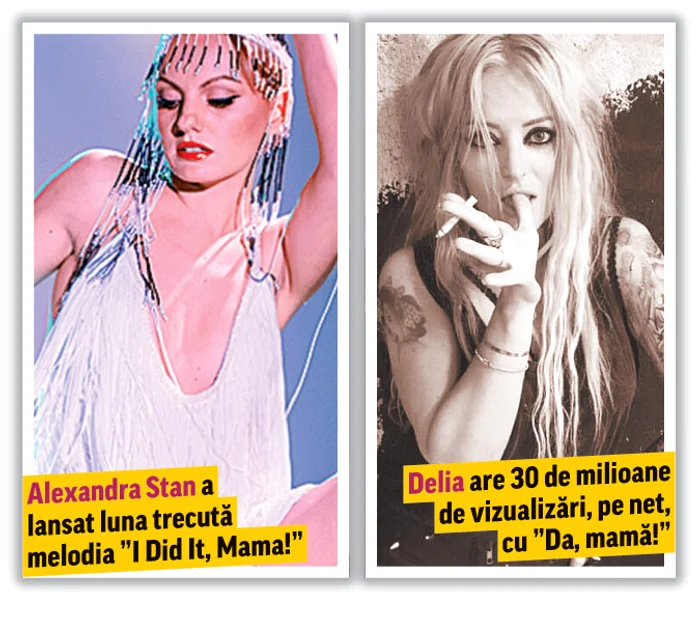 
    Alexandra o copiază pe Delia, care a făcut furori cu «Da, mamă!»  