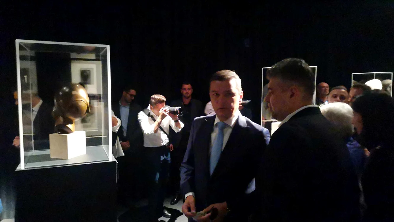 Deschiderea expoziției Brâncuși de la Timișoara FOTO Ștefan Both