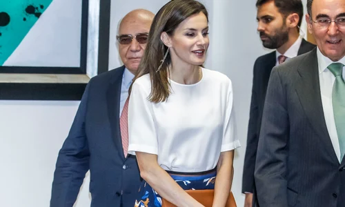Queen Letizia Meeting With Help Against Drug Addiction   Madrid jpeg