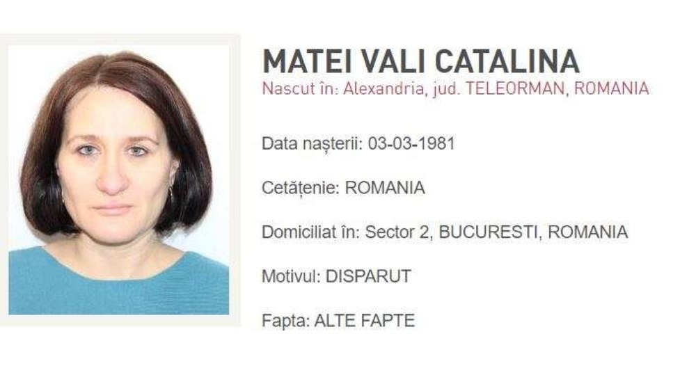 Secretara-şefă a Universităţii de Medicină şi Farmacie „Carol Davila” a fost găsită moartă într-un lac din Capitală. Ea fusese dată dispărută