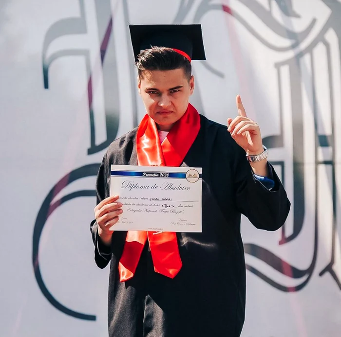 Selly a obținut media 9.60 la Bacalaureat Foto Arhivă personală
