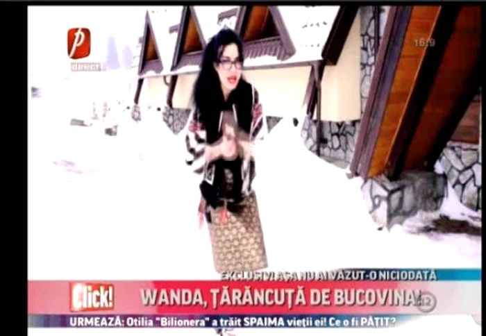 Dj Wanda a petrecut sărbătorile de iarnă în Bucovina