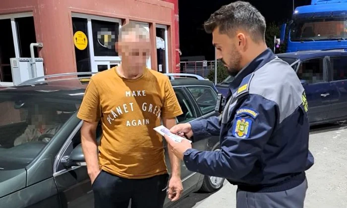 Basarabeanul prins cu permisul rusesc fals FOTO Poliția de Frontieră