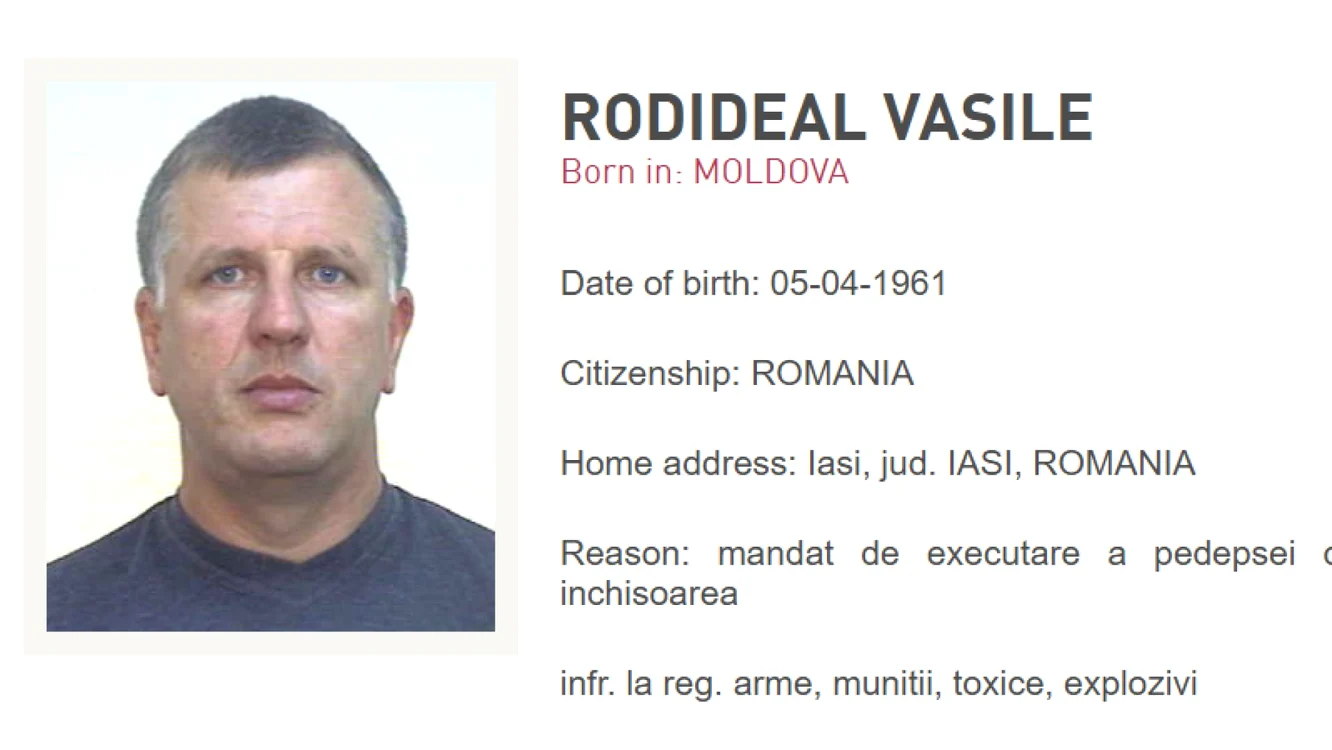Fugar internațional din lista Most Wanted, extrădat din Rusia și adus în România.