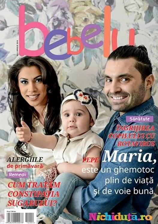 Pepe, Raluca Pastramă şi fetiţa lor, Maria